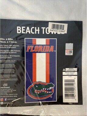 Florida Gators Beach Towel 30x60 Northwest Group NEW